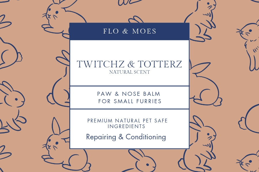 Twitchz & Totterz ( Unscented Nose & Paw Balm for Small Furries) 20ml jar