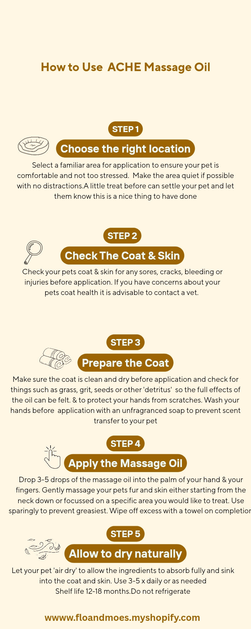 ACHE Massage Oil (All Animals)