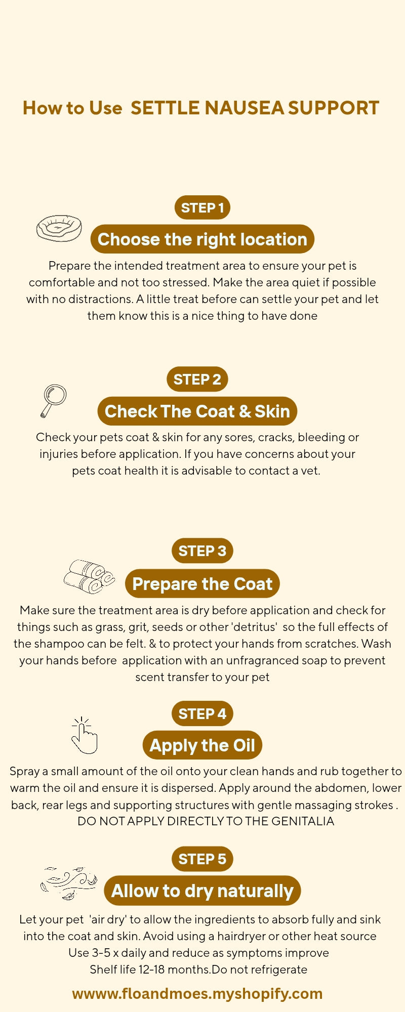 SETTLE Nausea Support Oil ( Cats and Small Animals)