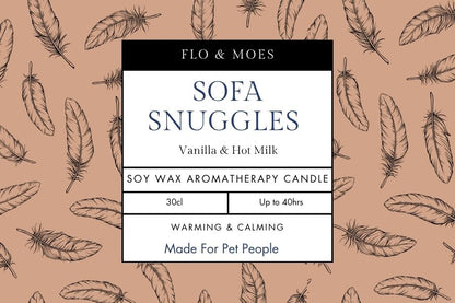 Aromatheraphy Candle SOFA SNUGGLES  (30cl Pet Safe Aromatherapy Essences)