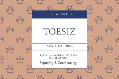 TOESIZ DUO Aromatheraphy Paw Balm & Nail Oil forDogs
