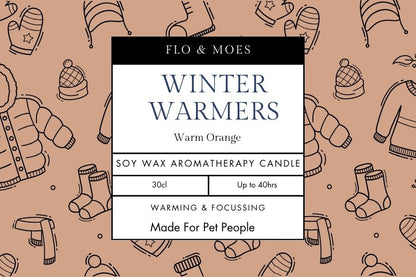 Aromatherapy Candle WINTER WARMERS (30cl Pet Safe Aromatherapy Essences)