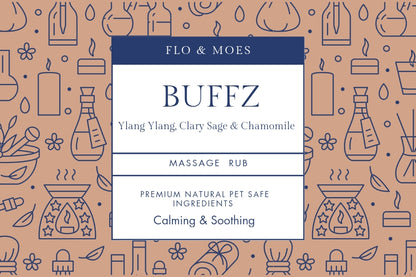 BUFFZ Aromatherapy Massage Oil for Dogs (Ylang Ylang, Clary Sage & Chamomile) 30ml dropper bottle