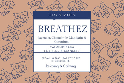 BREATHEZ Aromatherapy Calming Blanket Balm for Dogs ( Lavender Geranium Chamomile & Mandarin)50ml jar
