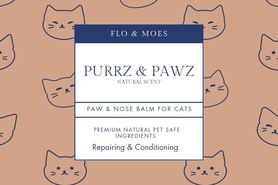 Purrz & Pawz (unscented Natural Nose , Ear & Paw Balm for Cats) 50ml jar