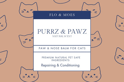 Purrz & Pawz (unscented Natural Nose , Ear & Paw Balm for Cats) 50ml jar