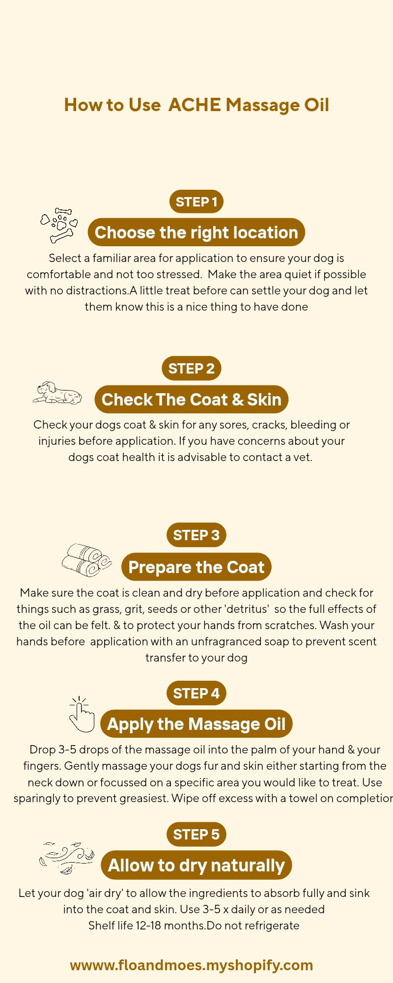 ACHE Massage Oil (All Animals)