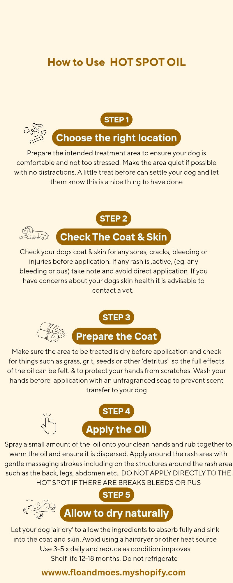 SPOT HOTSPOT TOPICAL OIL (Dogs and Large Animals)