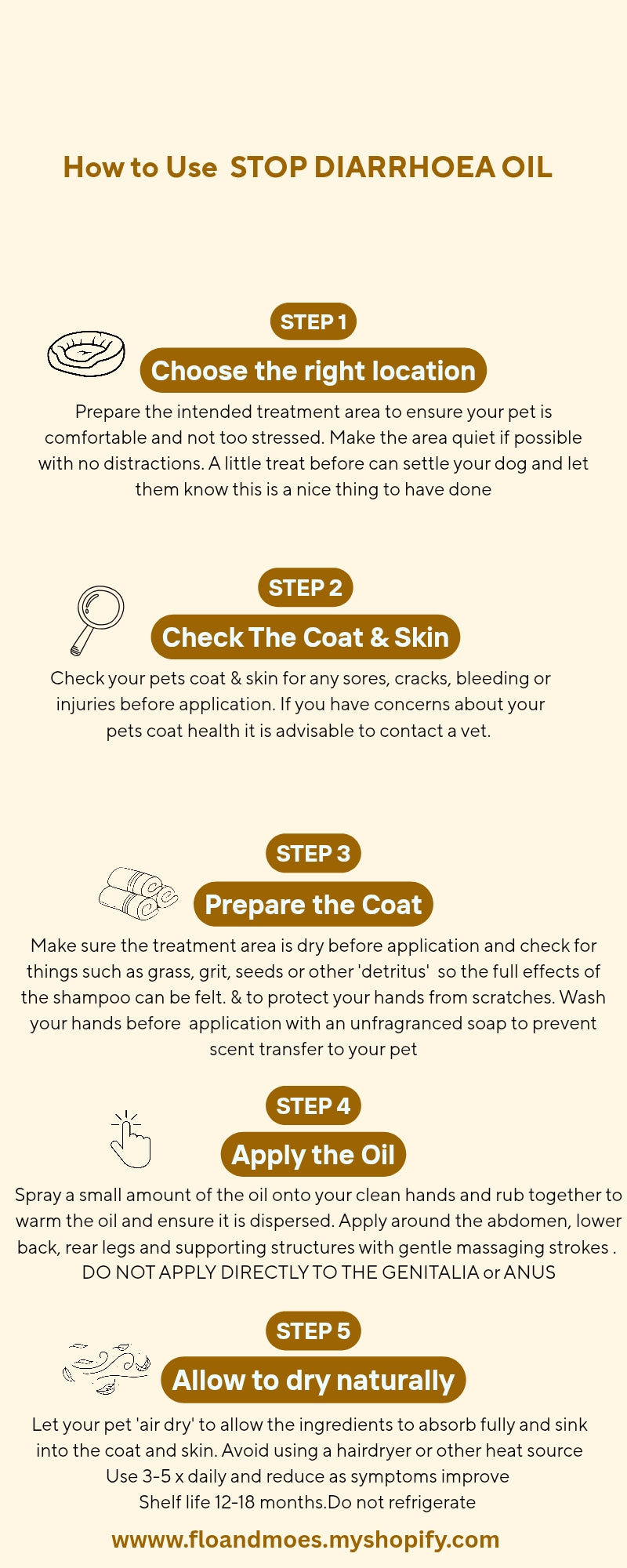 STOP Diarrhoea Support Oil ( Cats & Small Animals)