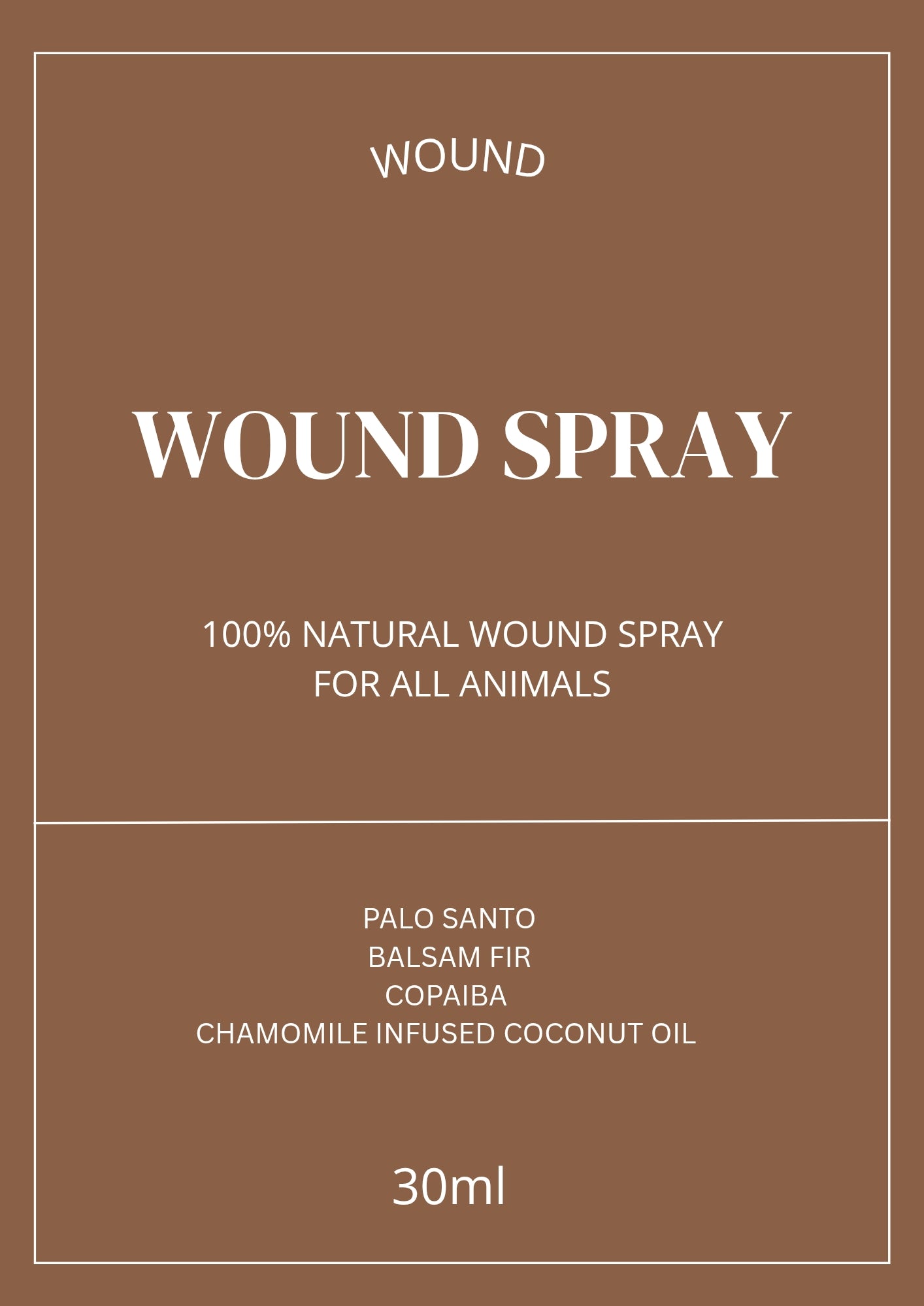 WOUND Recovery Spray (All animals)