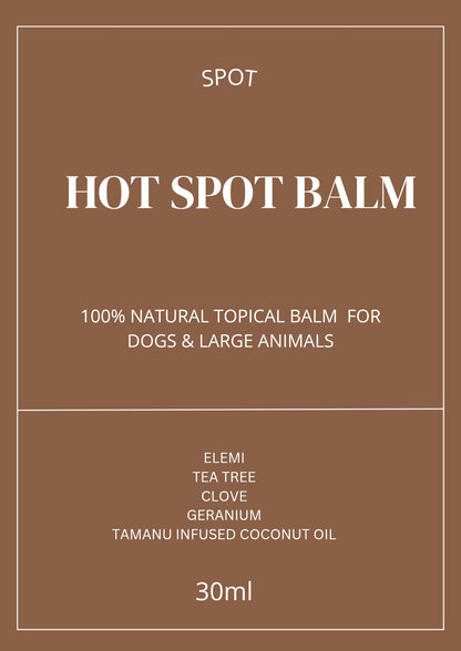 SPOT HOTSPOT TOPICAL OIL (Dogs and Large Animals)