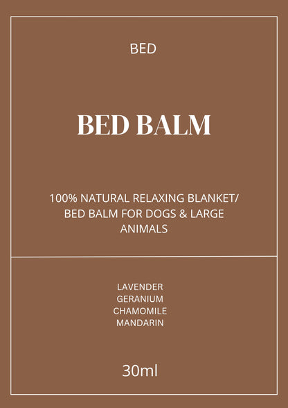 BED Aromatherapy Calming Blanket Balm for Dogs ( Lavender Geranium Chamomile & Mandarin)50ml jar