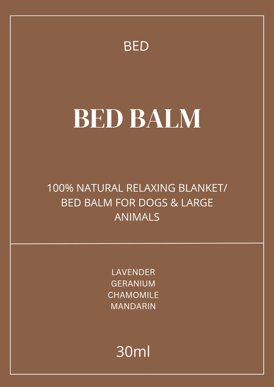 BED Aromatherapy Calming Blanket Balm for Dogs ( Lavender Geranium Chamomile & Mandarin)50ml jar