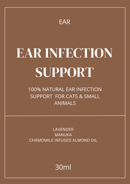 EARS INFECTION SUPPORT OIL ( Cats and small animals)