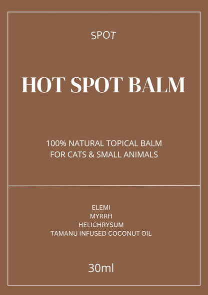 SPOT HOTSPOT TOPICAL OIL( Cats & small animals)