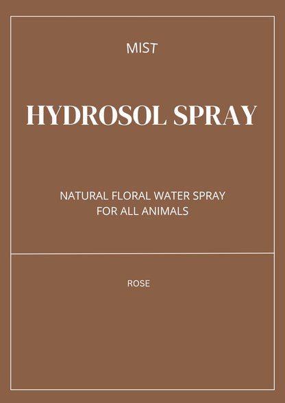 MIST (ROSE Hydrolat Floral Water) 30ml spray bottle