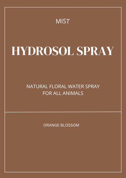 MIST ( ORANGE BLOSSOM Hydrolat/ floral water) 30ml spray