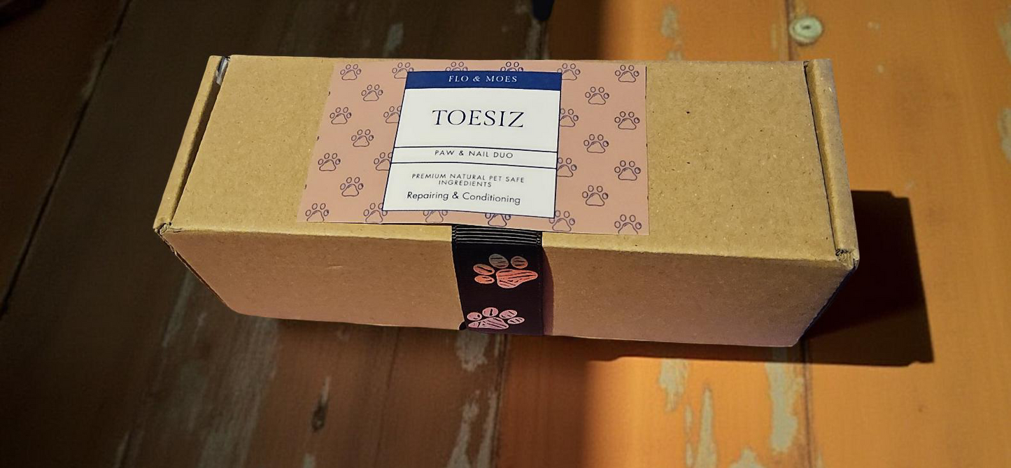 TOESIZ DUO Aromatheraphy Paw Balm & Nail Oil forDogs