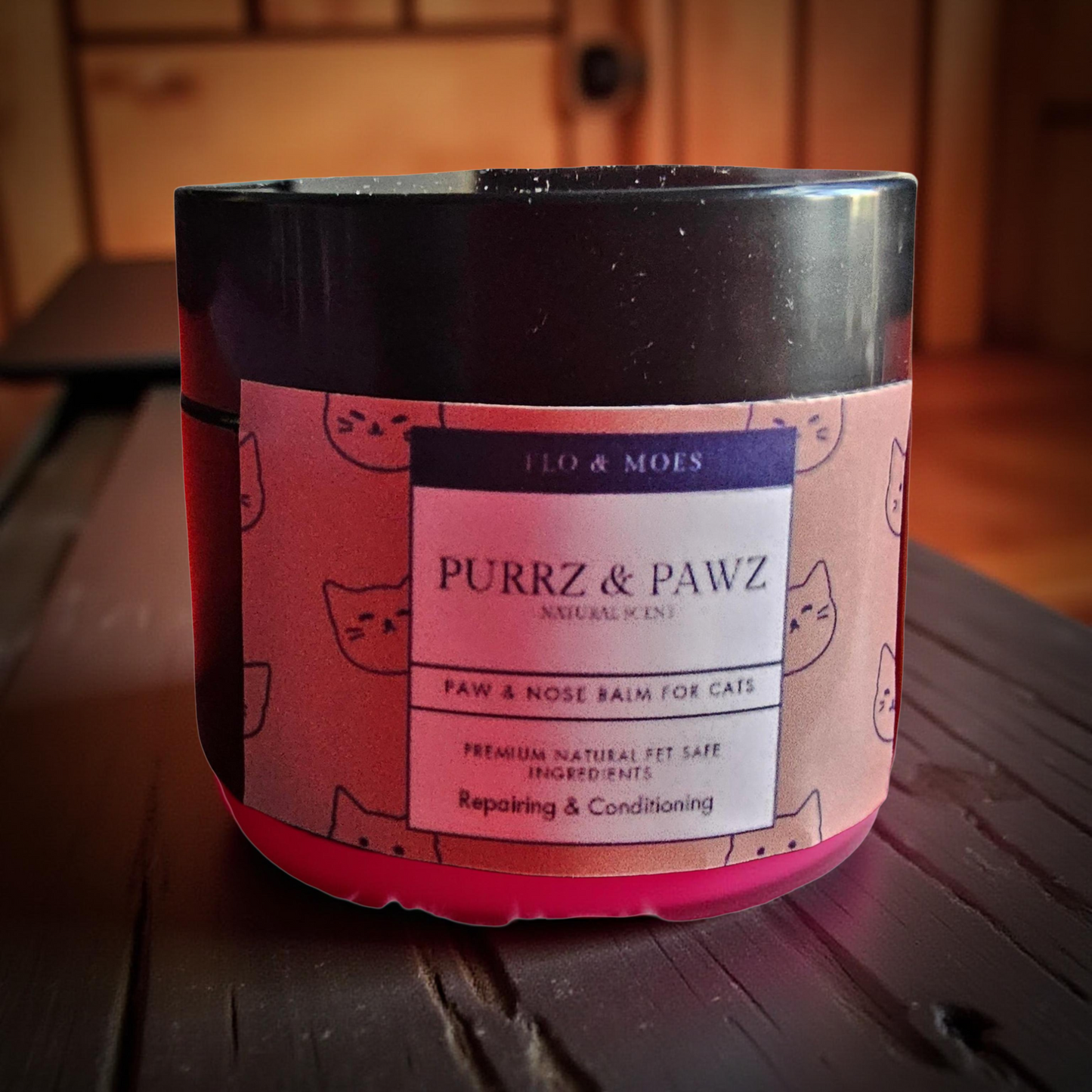 Purrz & Pawz (unscented Natural Nose , Ear & Paw Balm for Cats) 50ml jar