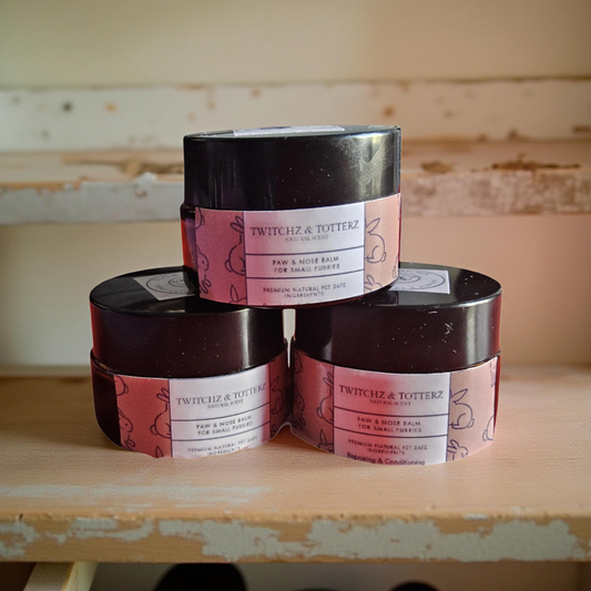 Twitchz & Totterz ( Unscented Nose & Paw Balm for Small Furries) 20ml jar