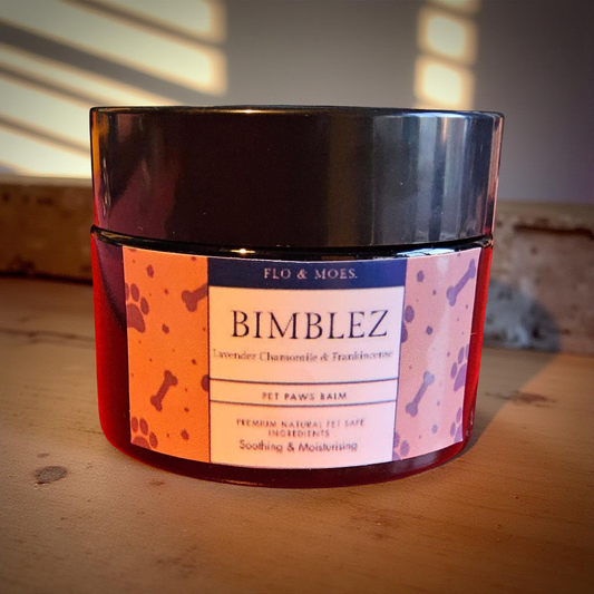 BIMBLEZ Aromatheraphy Paw Balm for Dogs ( Lavender ,Sweet Orange & Peppermint)30ml jar