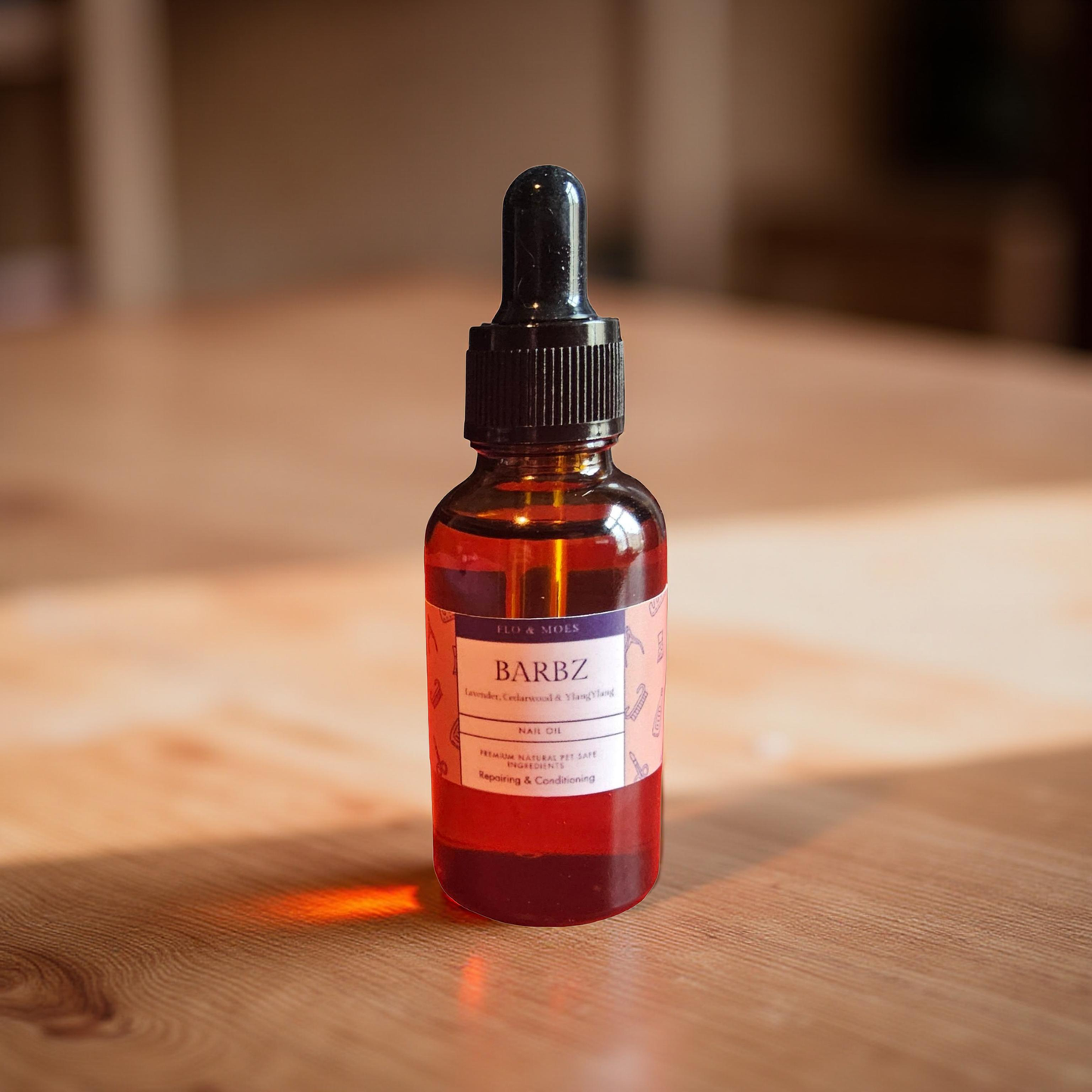 BARBZ Aromatherapy Nail Oil for Dogs ( Cedarwood,  Lavender & YlangYlang) 30ml dropper bottle